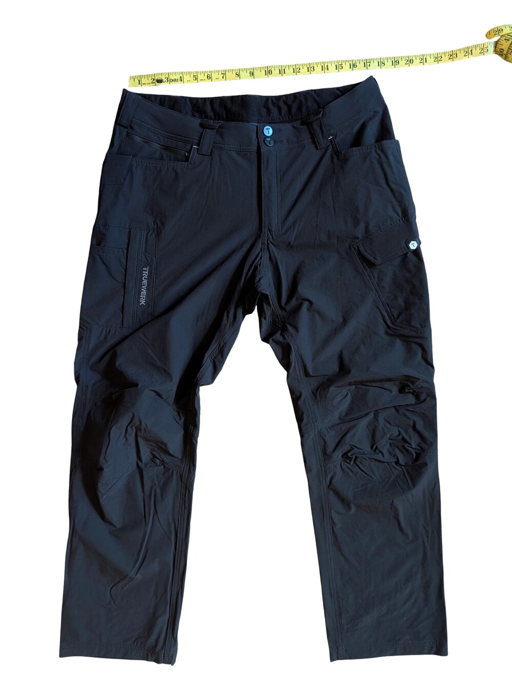 NWOT Truewerk T1 WerkPant Lightweight Quick Dry Moisture Wicking Black 36x30